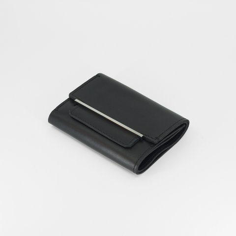 FRAME portemonnee - zwart rhodium