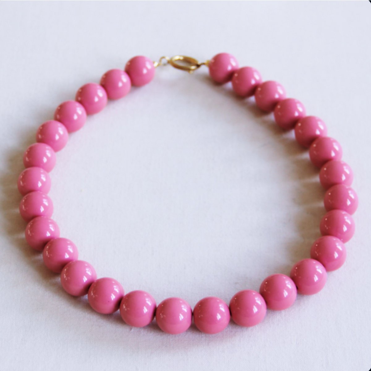 Perlenkette XXL - rosa