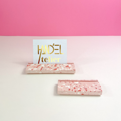 Foto-/kaart-/displaystandaard • LLUN • Blush Terrazzo