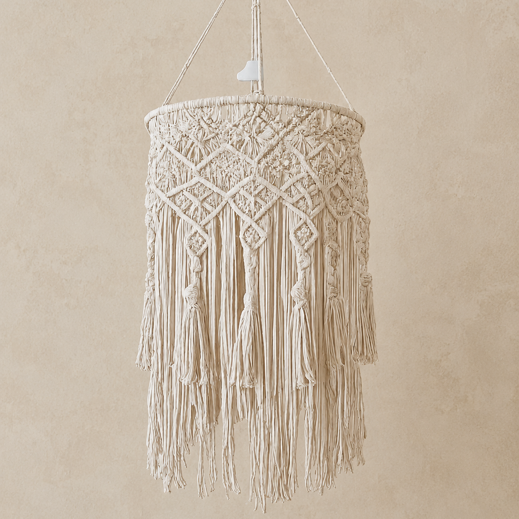 Pantalla de macramé XL | Ascua