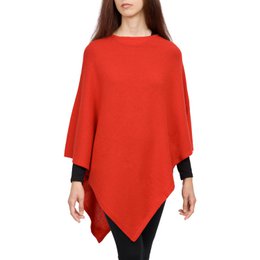 LOVELY - Poncho carré classique en pur cachemire