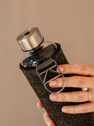EQUA Glass Bottle With Felt Cover