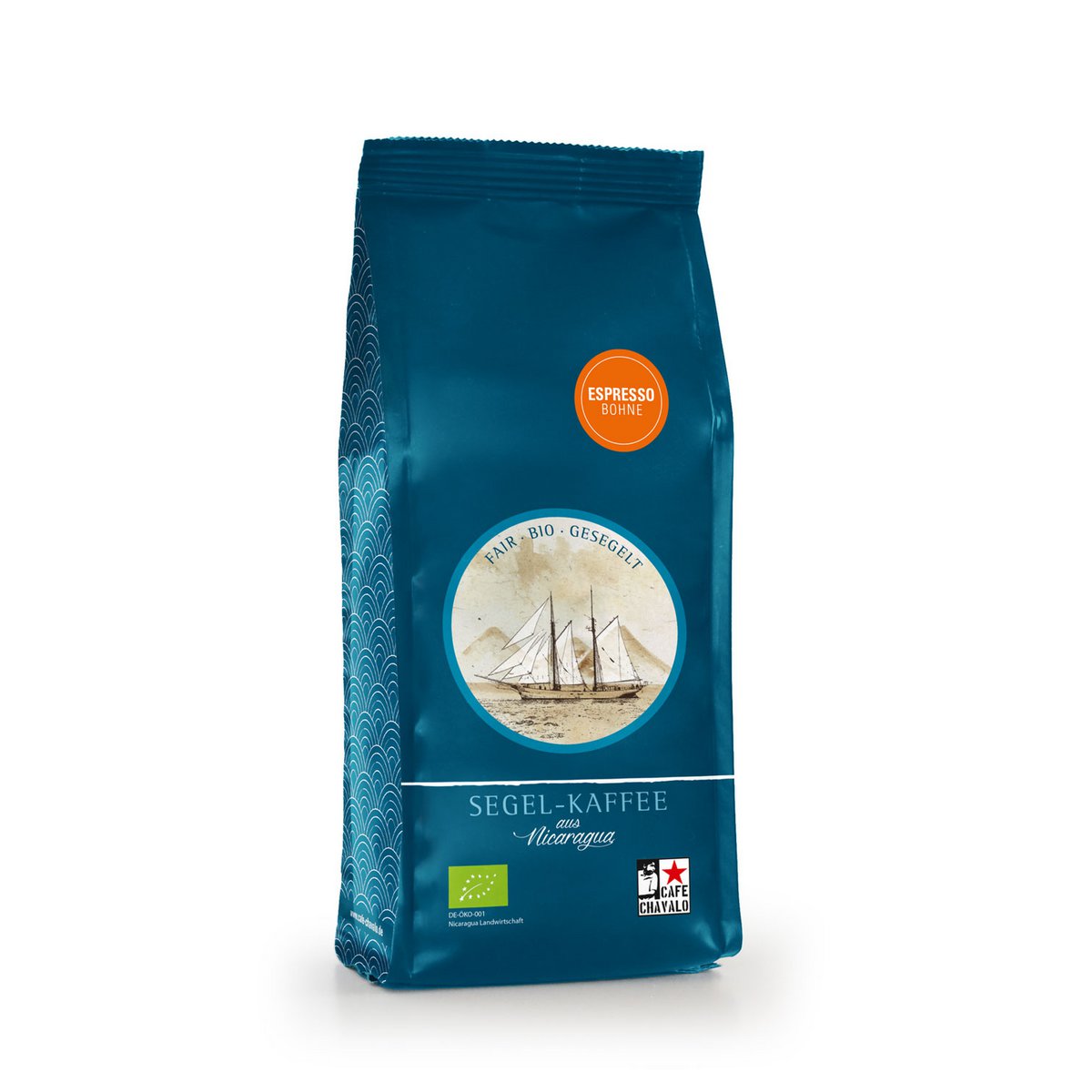 Vela espresso, 250g, chicchi interi, biologico