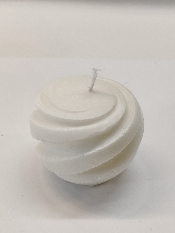 Ornament candle - Round twisted ornament Candle