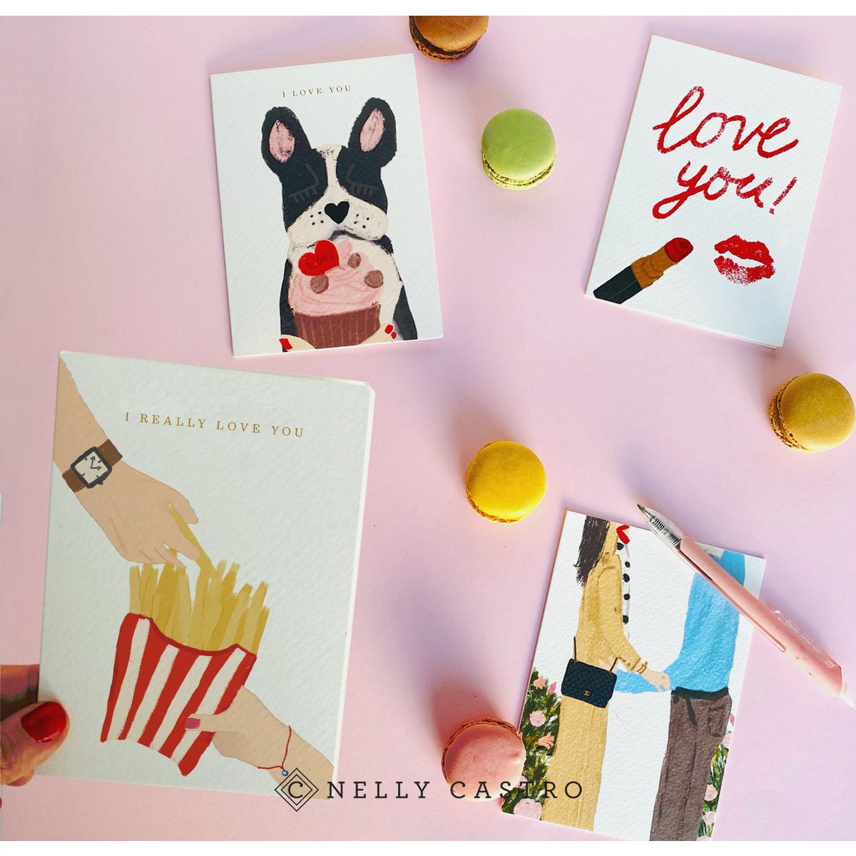 I Really Love You French Fries Greeting Card