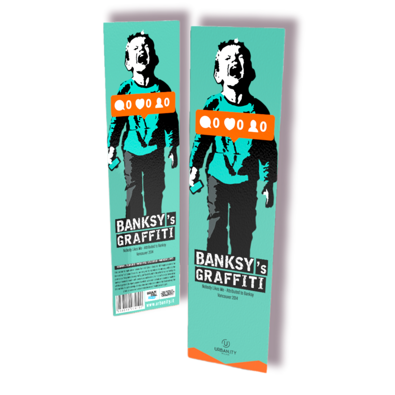 Marque-page "Soft-Touch" de Banksy - Personne ne m'aime