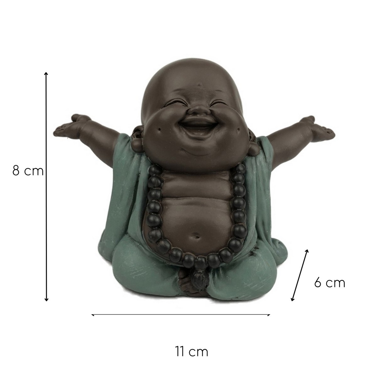 Welkom Boeddha Welcome - Happiness Porte - Zen en Feng Shui Decoration - om een ​​ontspannende en spirituele sfeer te creëren - Geschenkidee