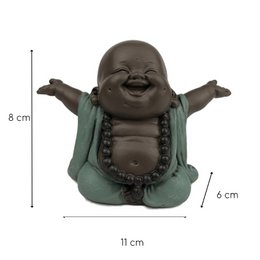 Welkom Boeddha Welcome - Happiness Porte - Zen en Feng Shui Decoration - om een ​​ontspannende en spirituele sfeer te creëren - Geschenkidee