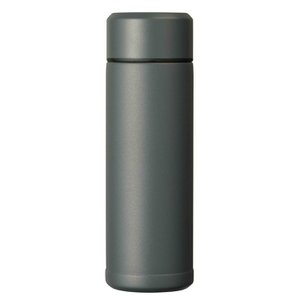 SLIM MUG geïsoleerde fles, grijs 180ml