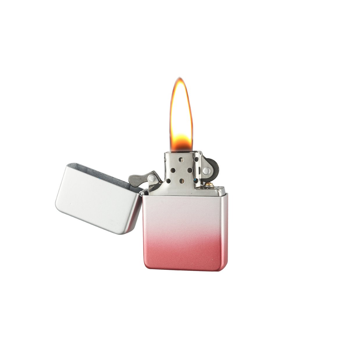 Gradient effect refillable metal lighter - CHAMP