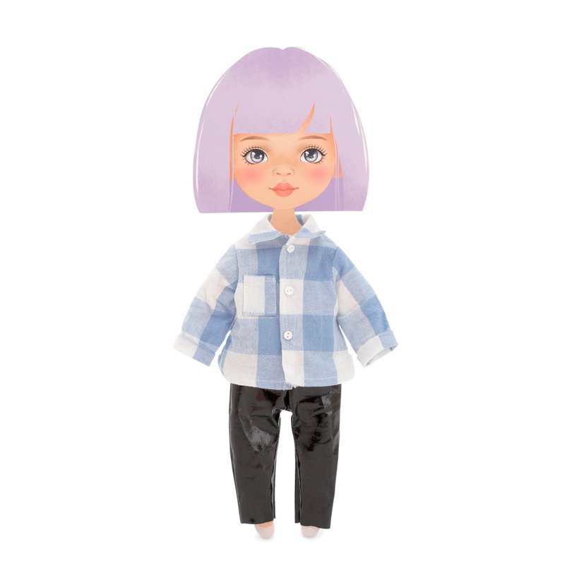 Soft toy, Sweet Sisters - Clothing set: Plaid Shirt (35cm)