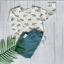 Harem Pants Old Green