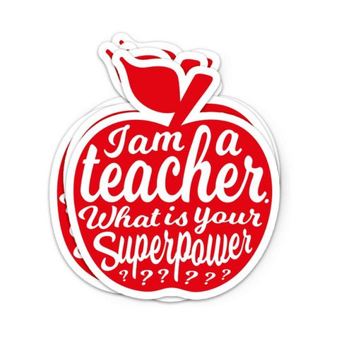 Sticker I am a teacher