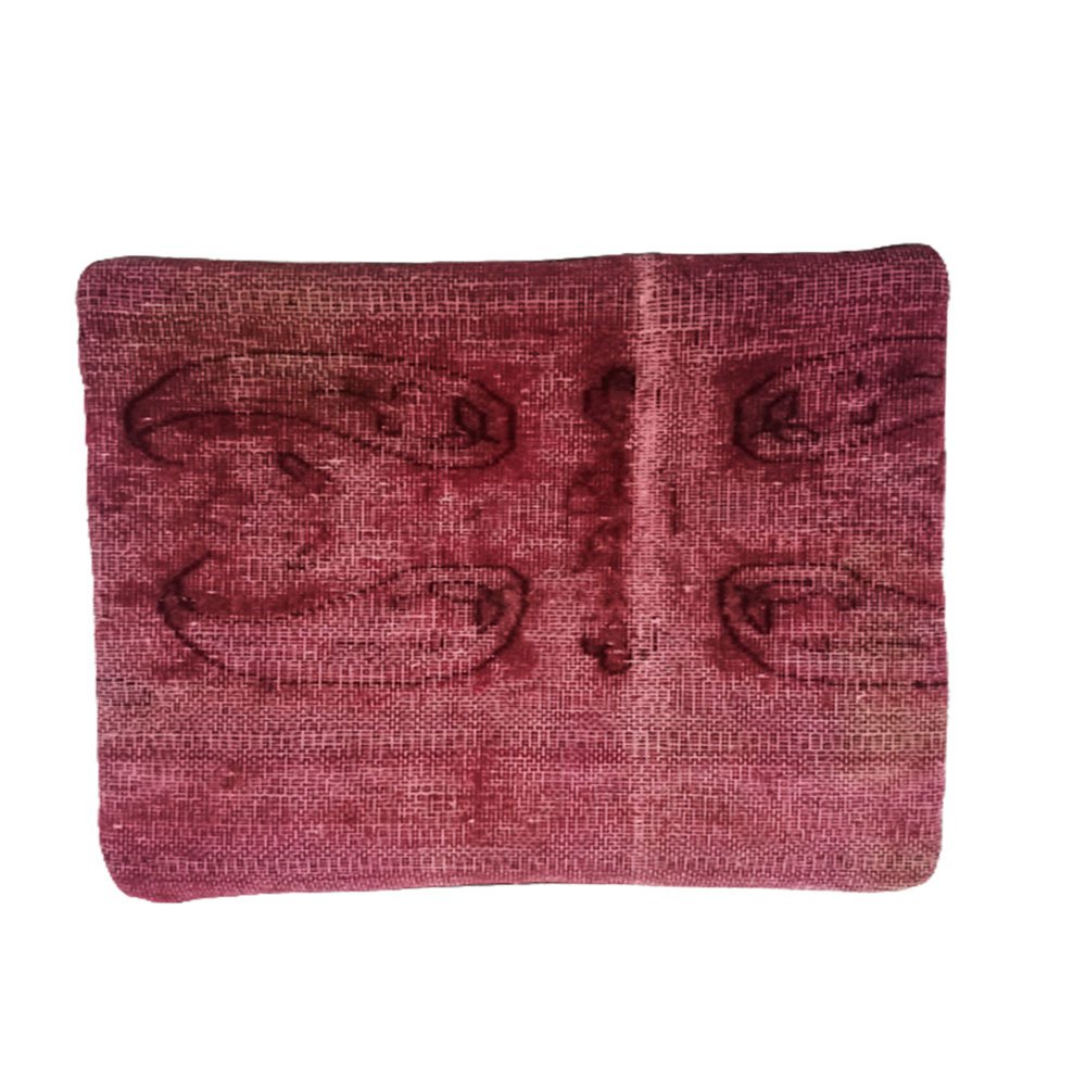 Fodera per cuscino rosa timida Kilim intrecciata a mano