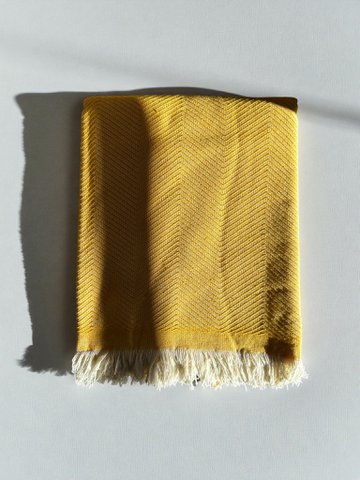 Blanket - Leyla Line - sunny yellow