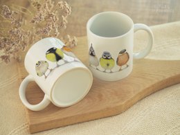 Tazza in ceramica, uccelli europei, tazze divertenti, tazze di animali