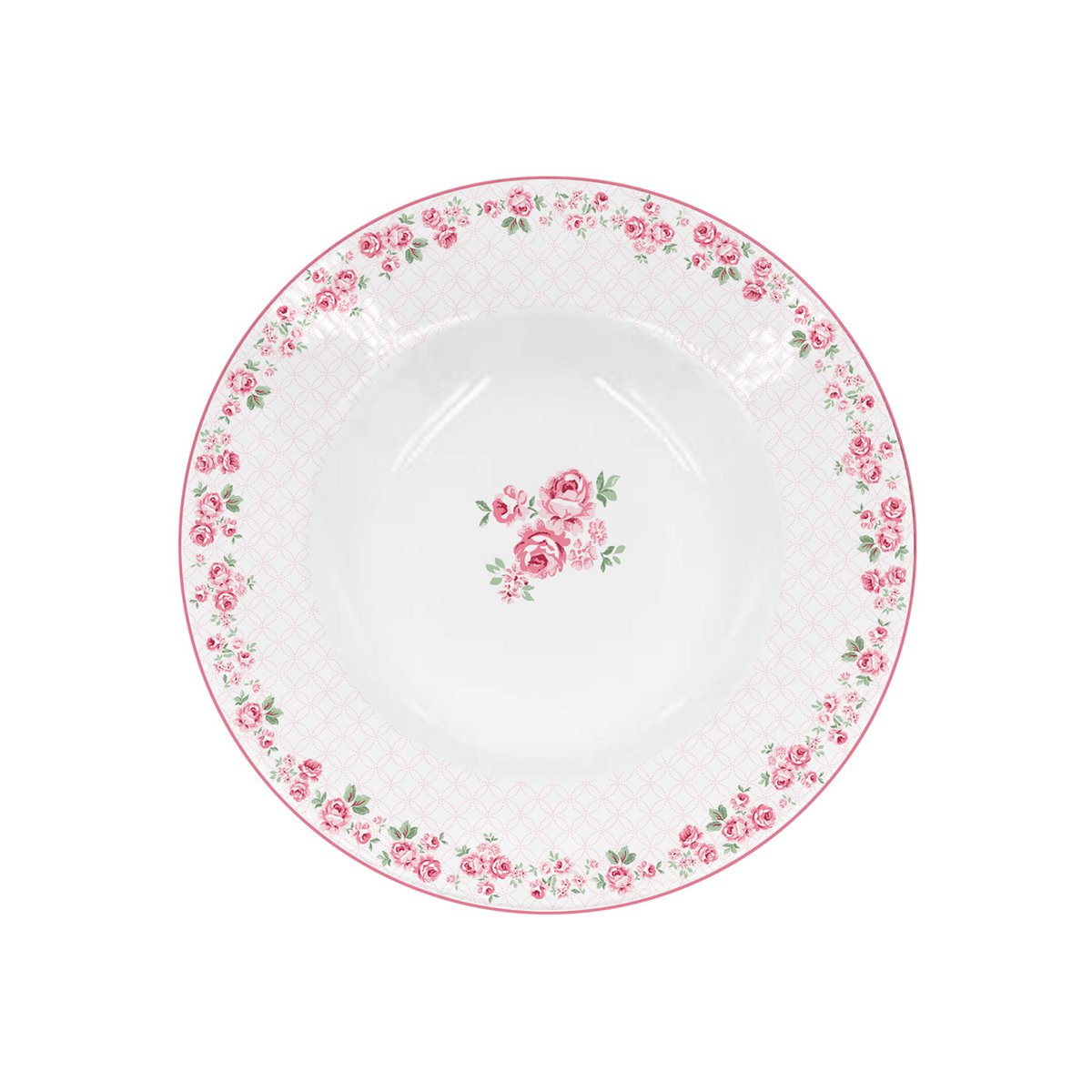 Piatto fondo in porcellana Lucy 22 cm Isabelle Rose