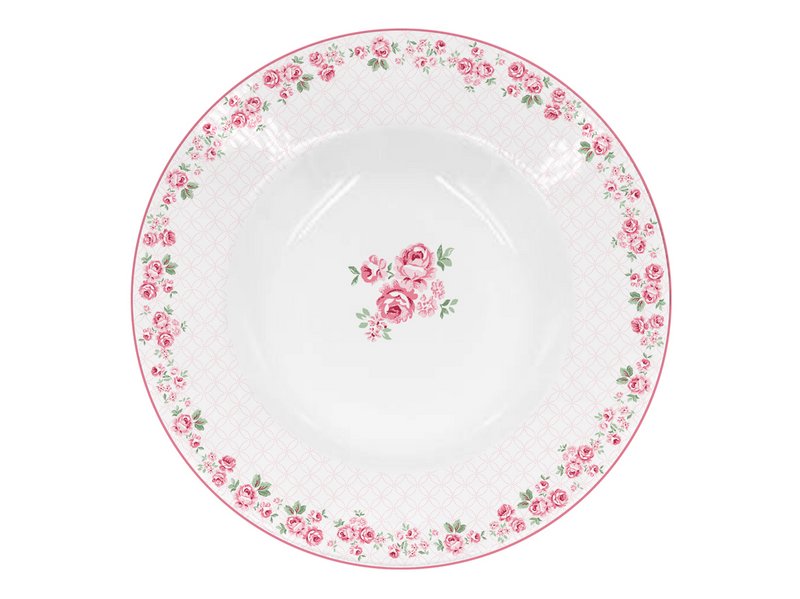 Piatto fondo in porcellana Lucy 22 cm Isabelle Rose