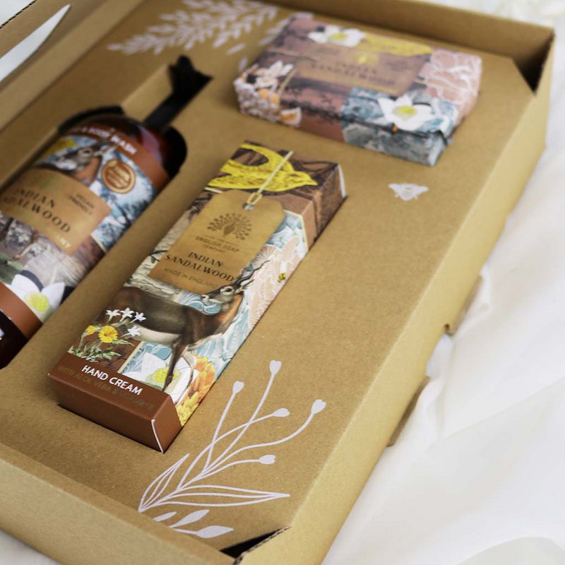 ENGLISH SOAP C° Hand & Body - Zestaw upominkowy - Indyjskie drzewo sandałowe