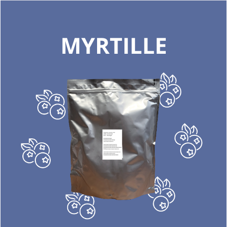 Biologische gelyofiliseerde biologische bosbessen - 1 kg