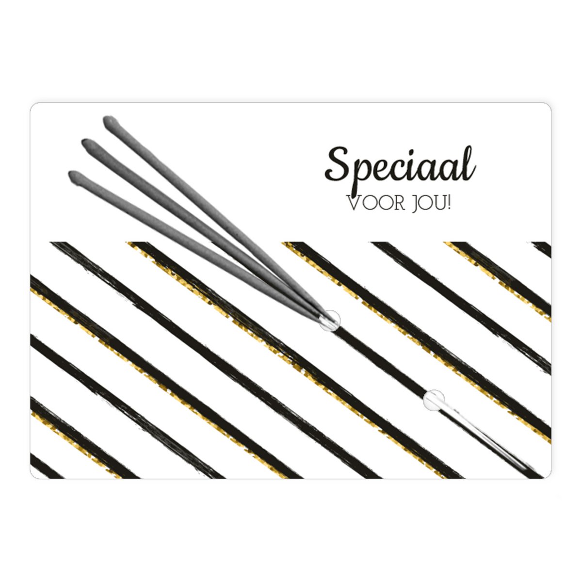 Tarjeta Sparklers - Toque chispeante