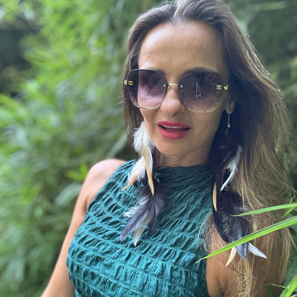 Soul sauvage - boucles d'oreilles boho avec de longues ressorts