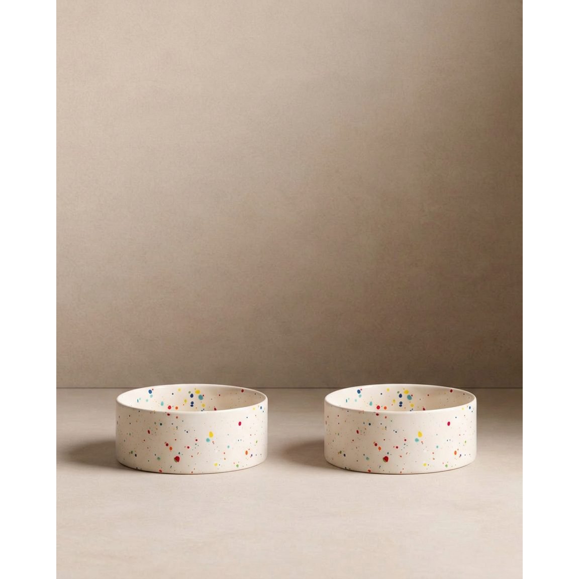New Party Pet Bowl 16,5cm Set 2 White