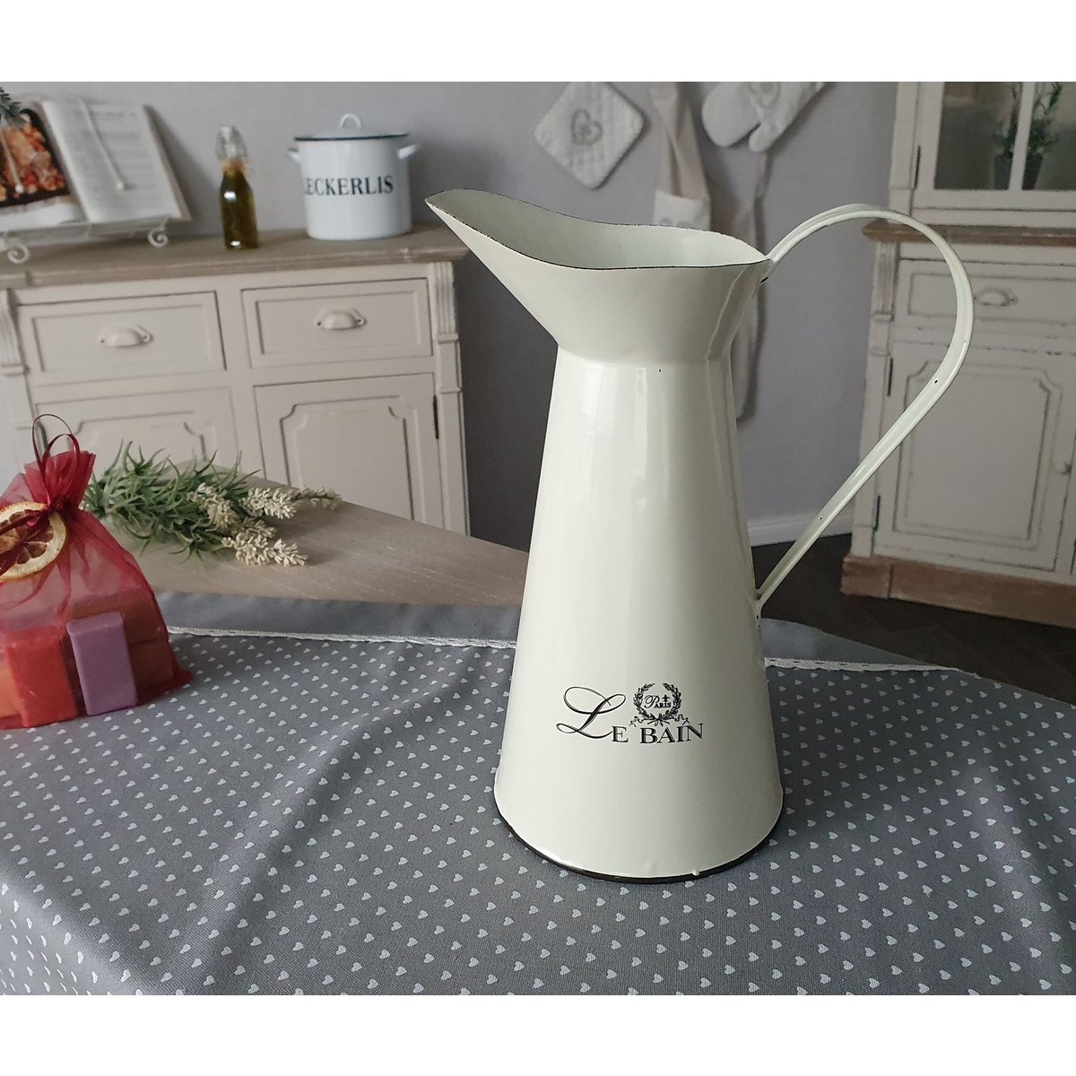 Emaille kan 26 cm