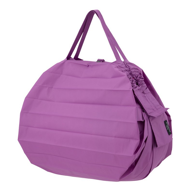 Sac shopping pliable compact Shupatto taille M - Pétale de Pivoine