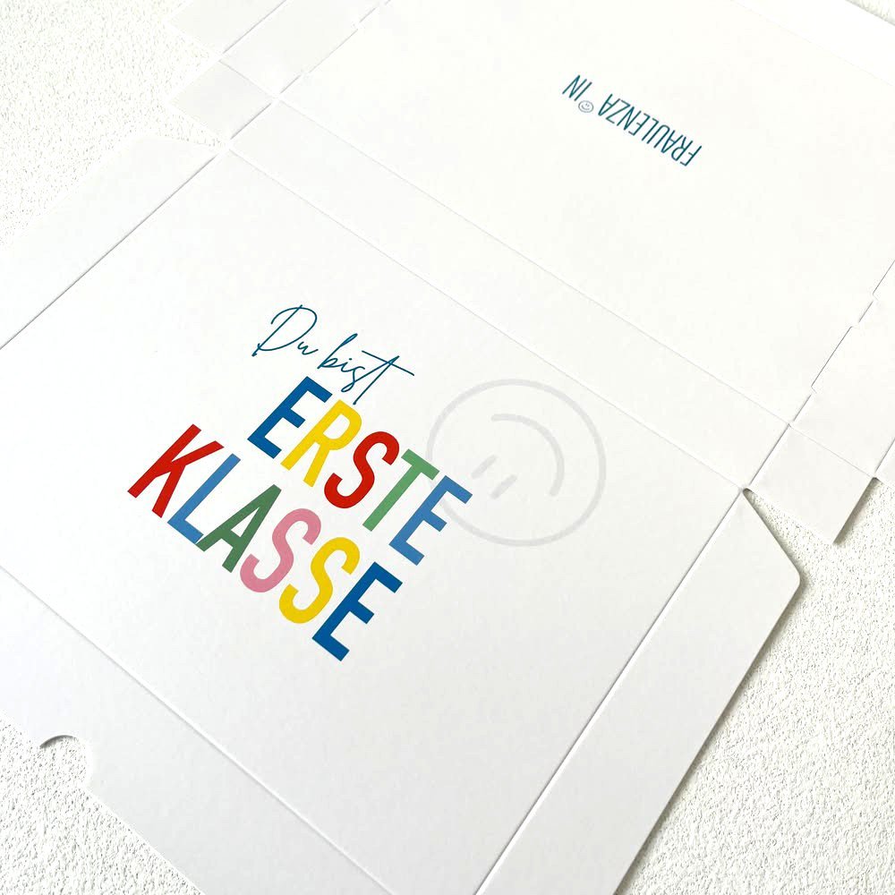 PLV - coffret cadeau | Vous êtes PREMIÈRE CLASSE