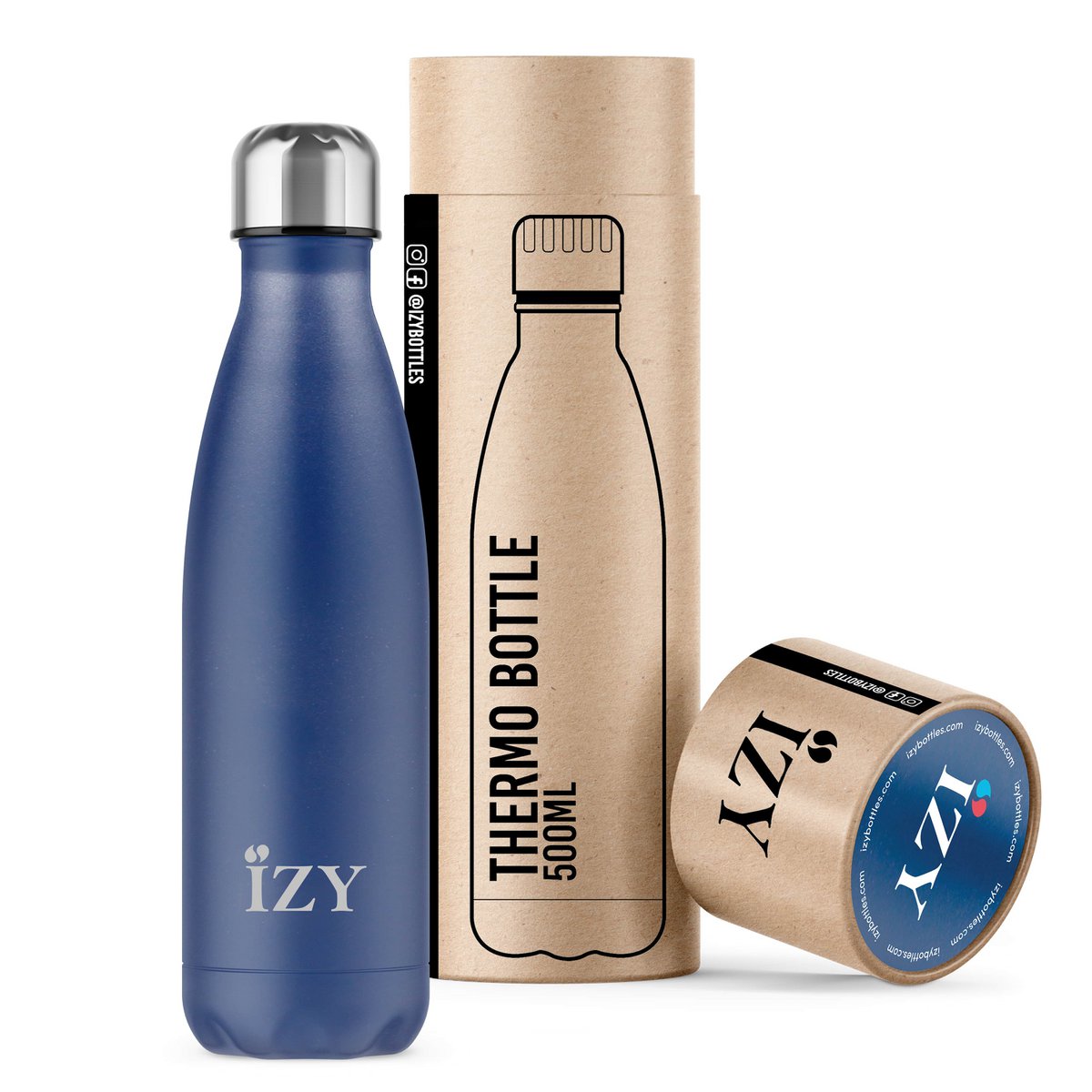 IZY - Bouteille Isotherme Original - Bleu Marine - 500ml