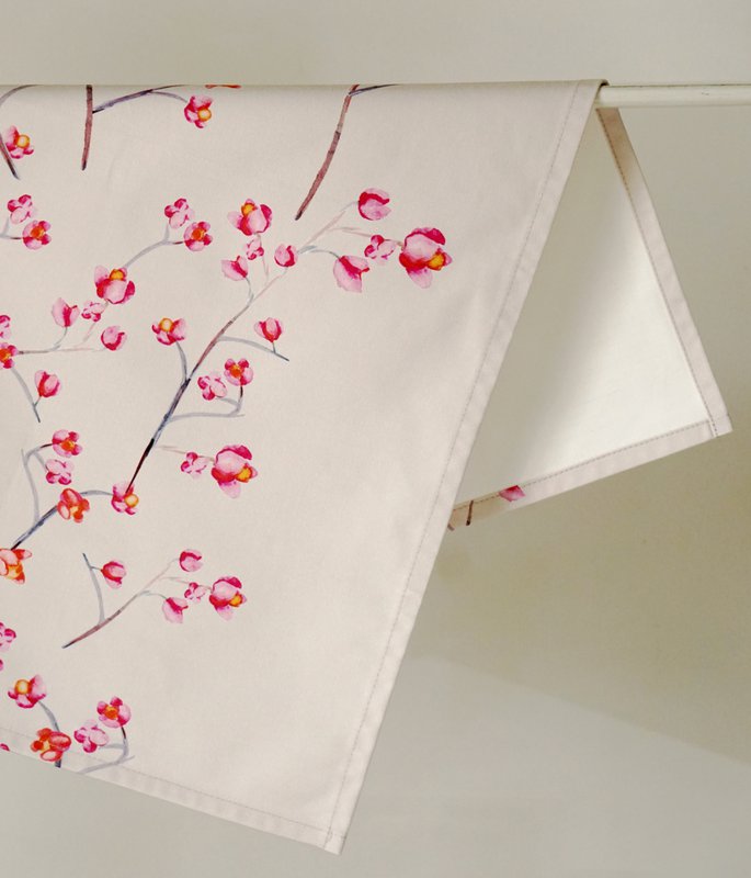 Kitchen Towel Branches Almond