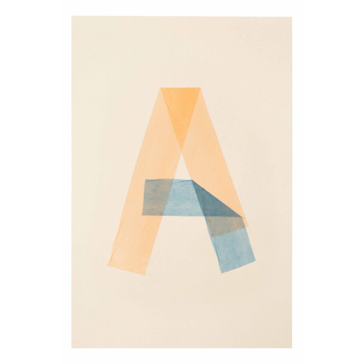 Poster letter A print - Creative Notes