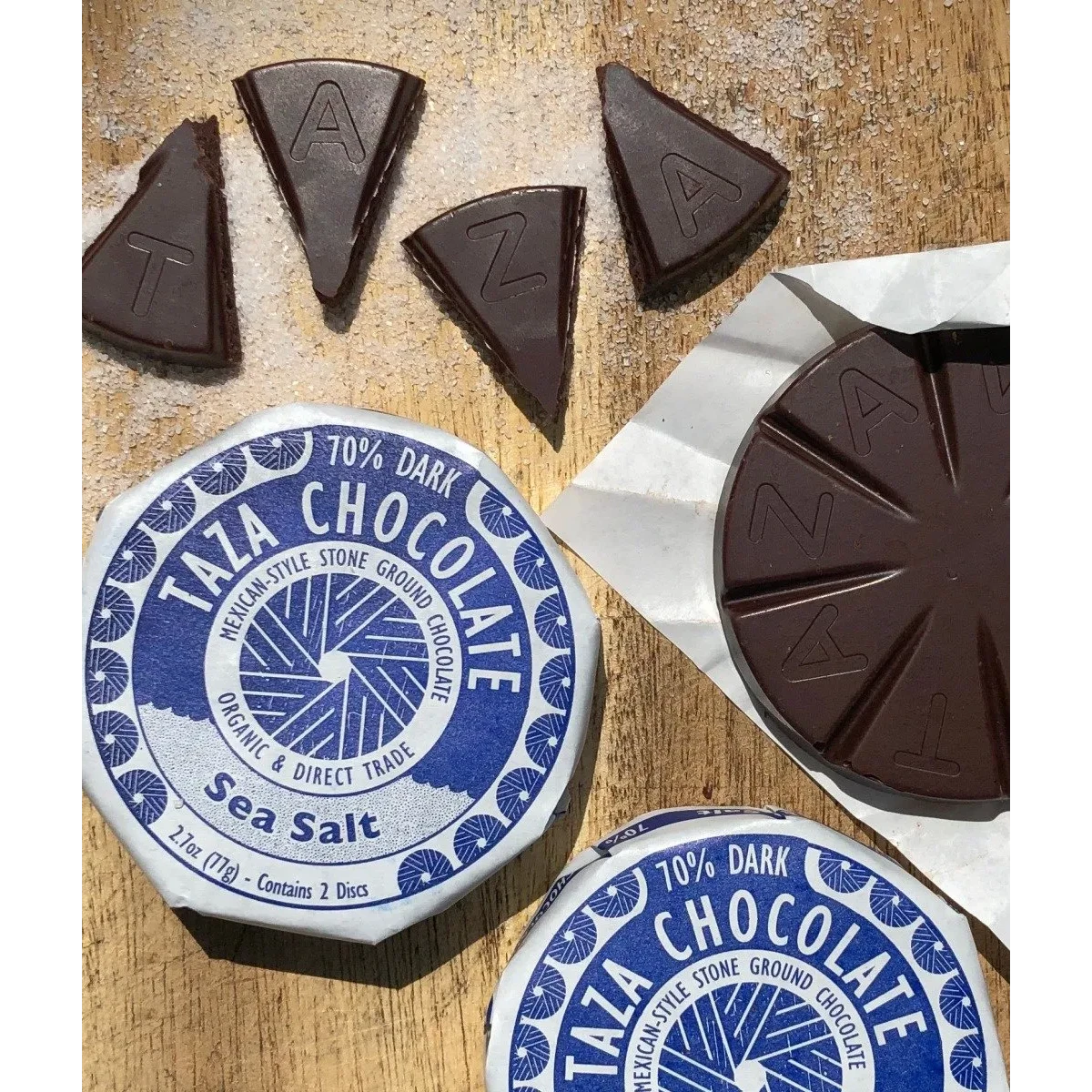 Sea Salt Disc (70% dark) BIO