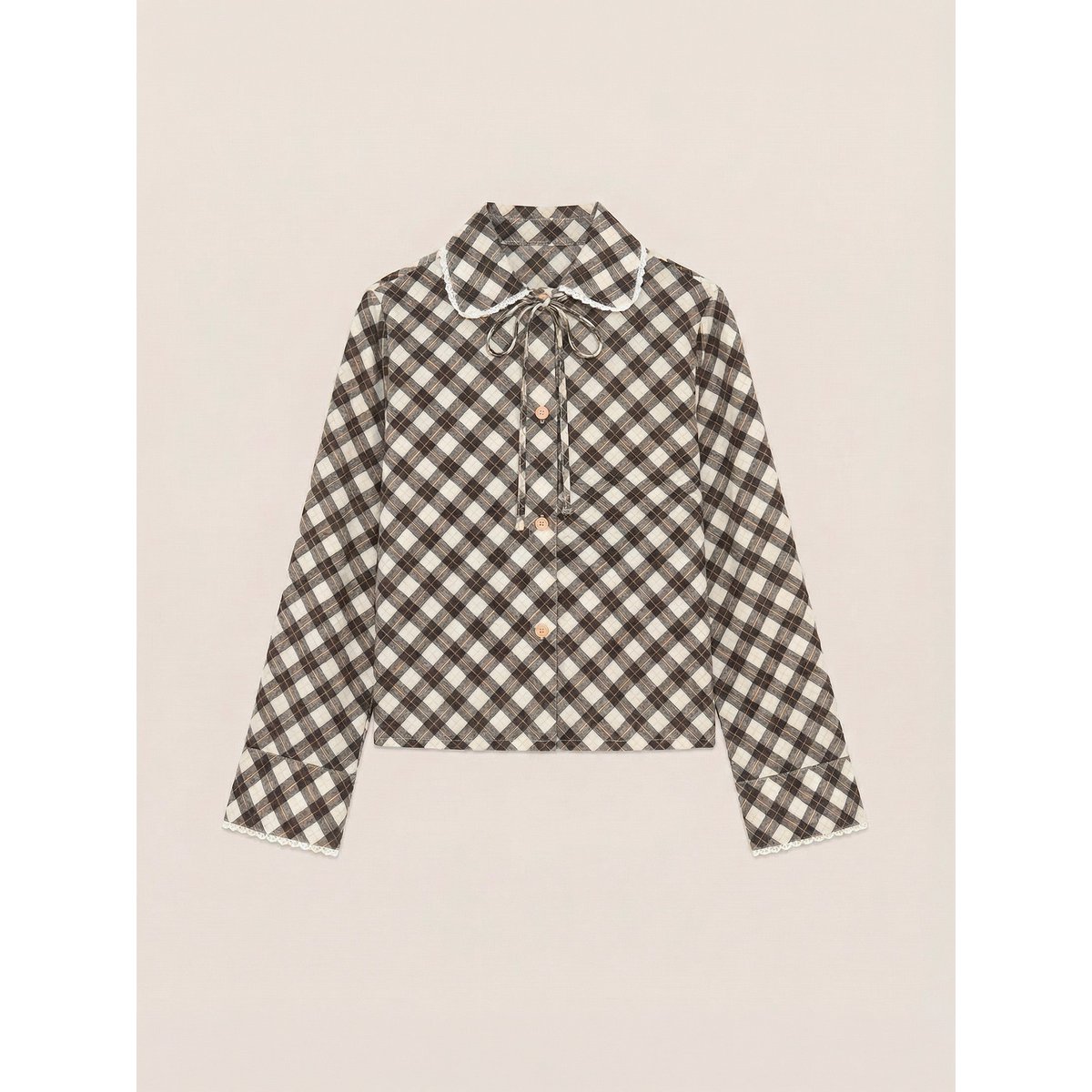 Klassiek, op Betty Argyle geïnspireerd overhemd met geometrische print