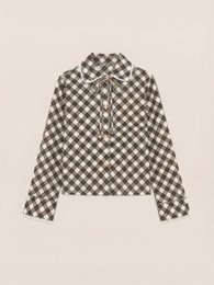 Klassiek, op Betty Argyle geïnspireerd overhemd met geometrische print