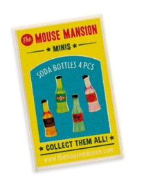 Minis - Lemonadeflasker (Skala 1:12) - Musehuset