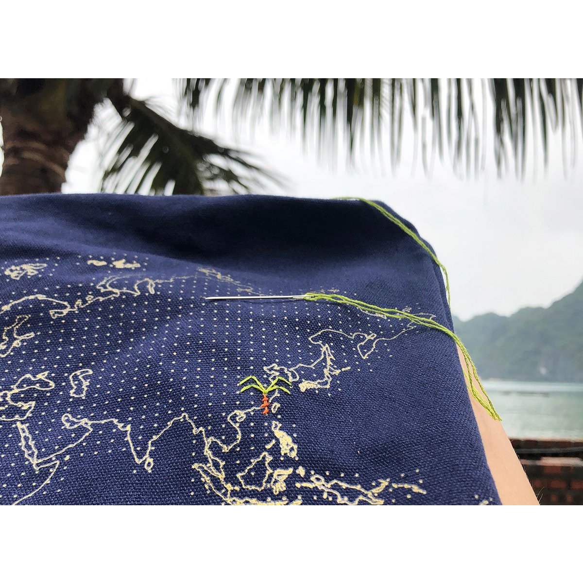 Sac fourre-tout Stitch - Navy