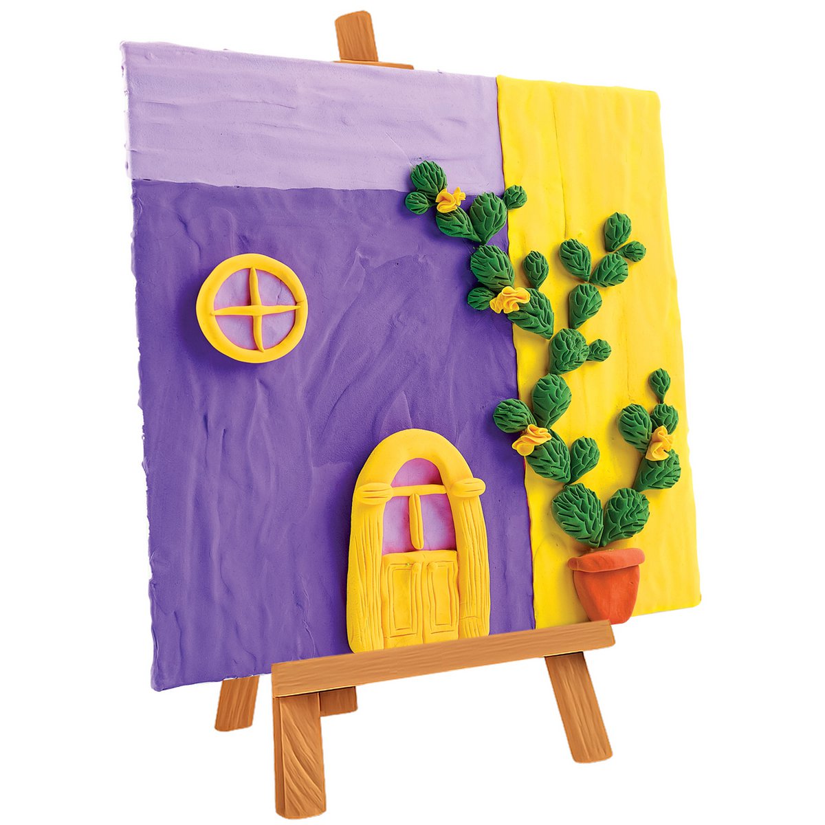 Okto Sensory Art 3D Painting - Windows - Lavender Afternoon