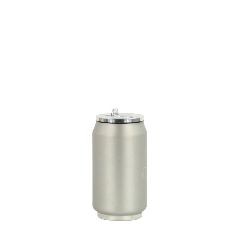 280 ml isothermische Blechdosen GRAU WEICH