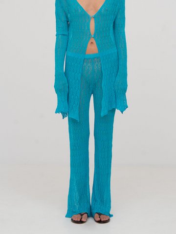 Saint Knit Blaue Maxihose