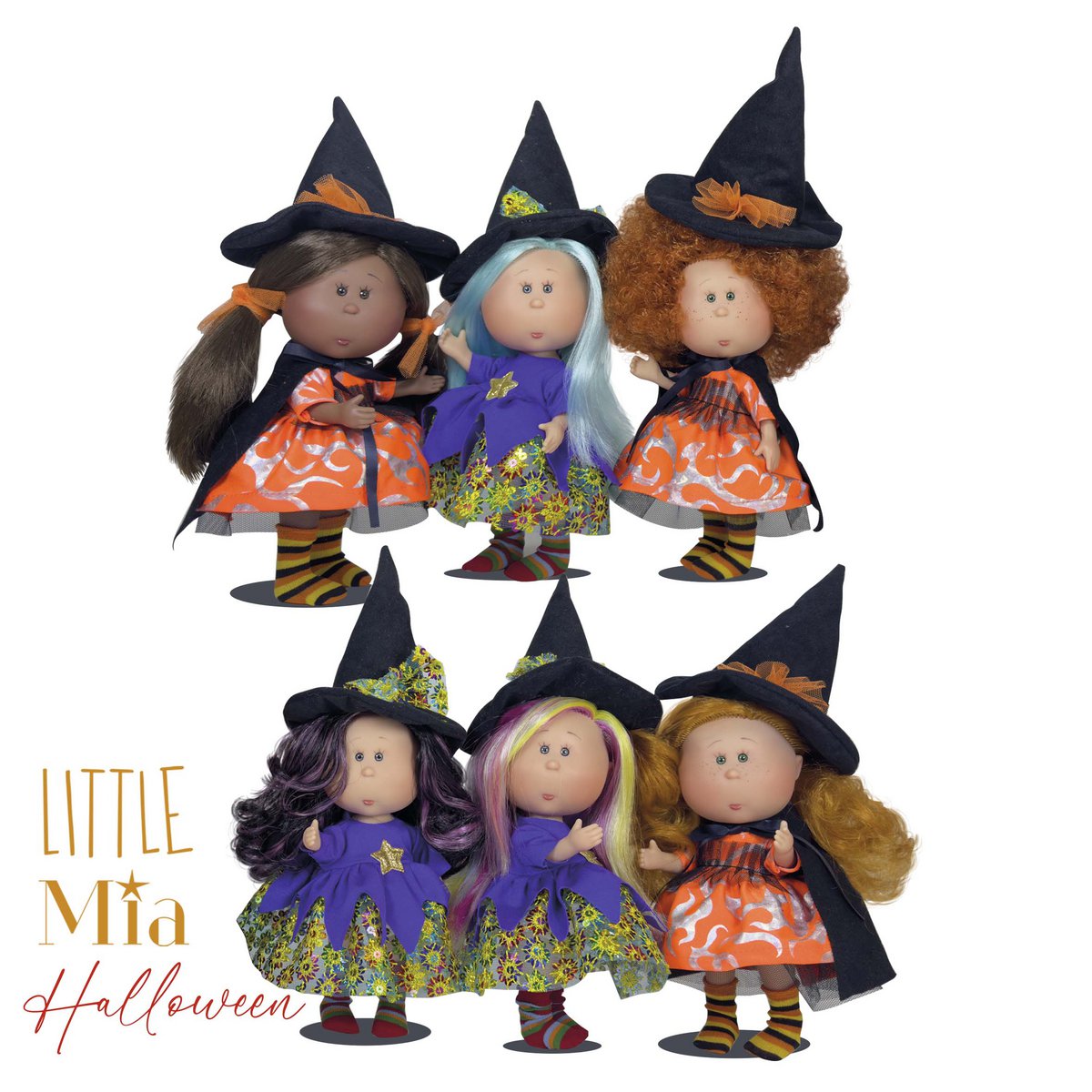 Little Doll Mia Halloween Display 8 unità.