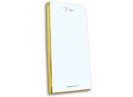 Notesblok med guldkant (10 stk.)