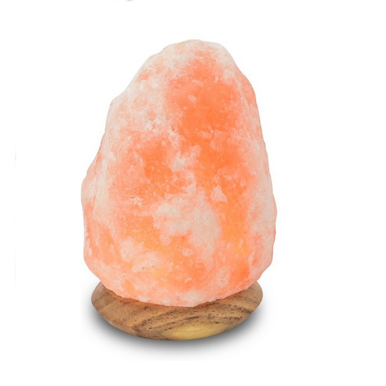 Himalaya Salt Dreams lampe himalaya salt træfod - 42004 - 18 cm høj - orange