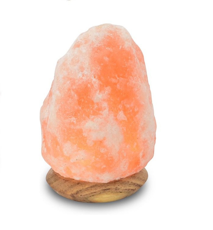 Himalaya Salt Dreams lampe himalaya salt træfod - 42004 - 18 cm høj - orange