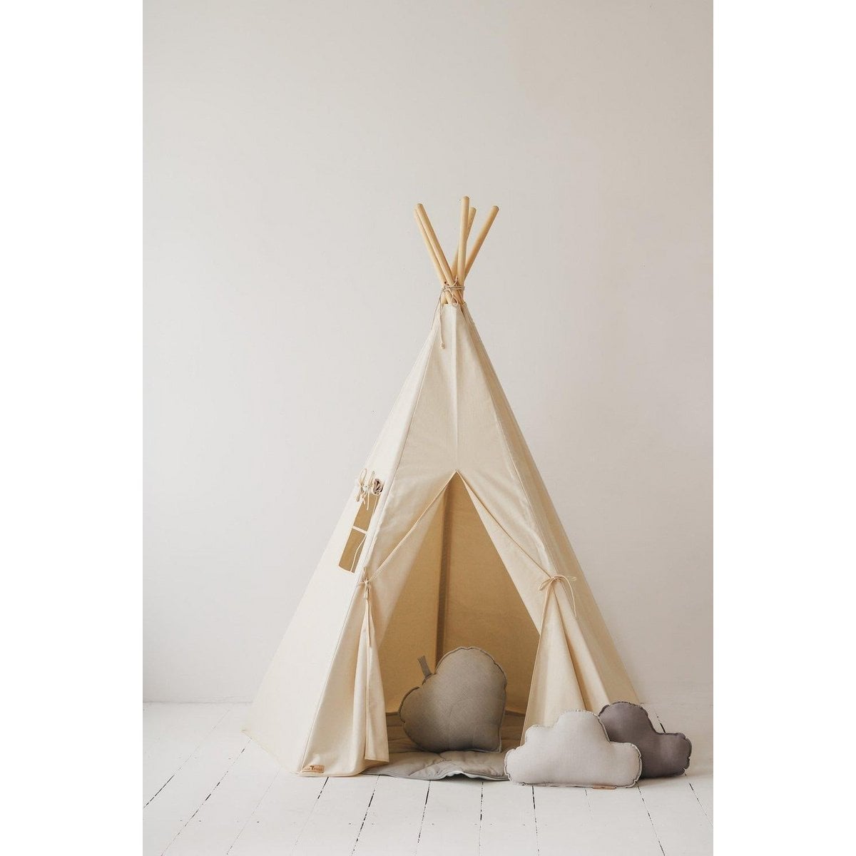 Tipi- und Mattenset „Beige“