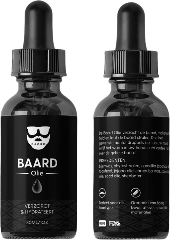 Aceite para Barba - 30ML - Natural - Para Hombres