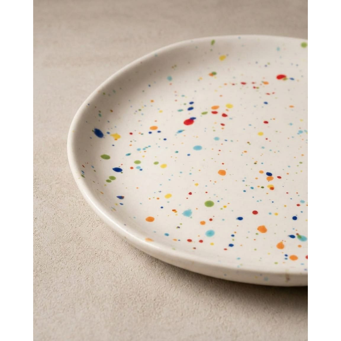 New Party Bread Plate 17cm - Mix 6 Pieces