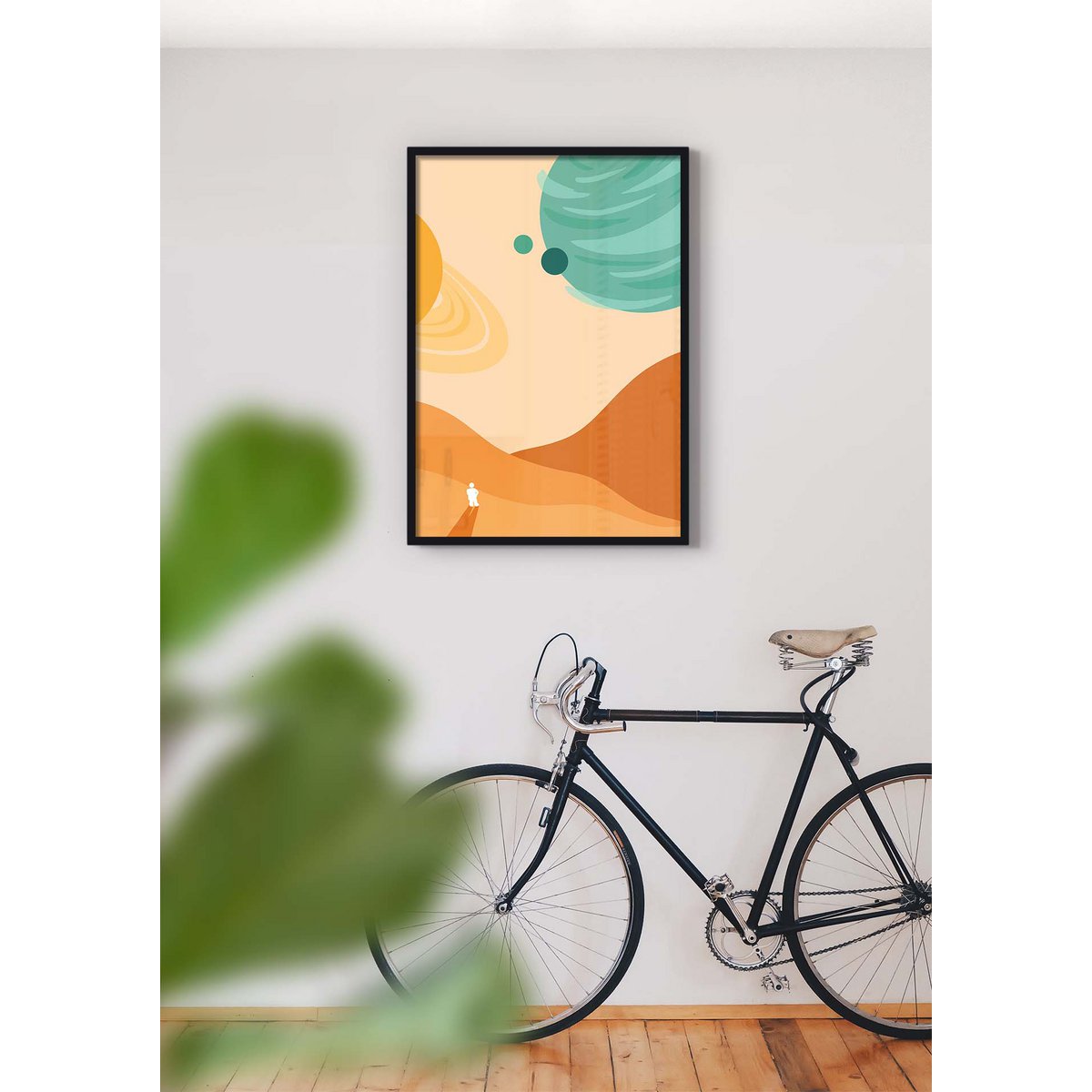 Intergalaktischer Spaziergang Poster