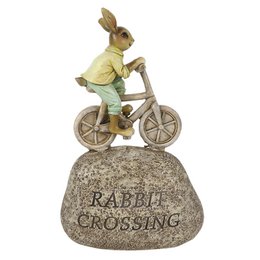 Image rabbit 20 cm gray plastic home accessories